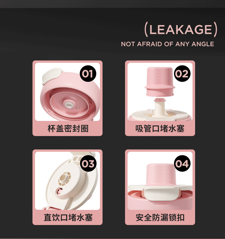 GOOM格沫福叠保温吸管杯女生2025新款高颜值咖啡杯生日礼物水杯子详情5