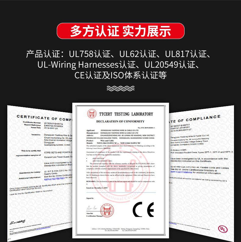 工厂直供UL20549电线加工高柔数据传输电源汽车电子电线工业电缆详情16