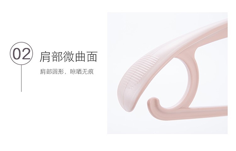 无痕加厚衣架家用挂衣晾衣服大衣挂架无痕撑子不鼓包防肩挂衣架详情10