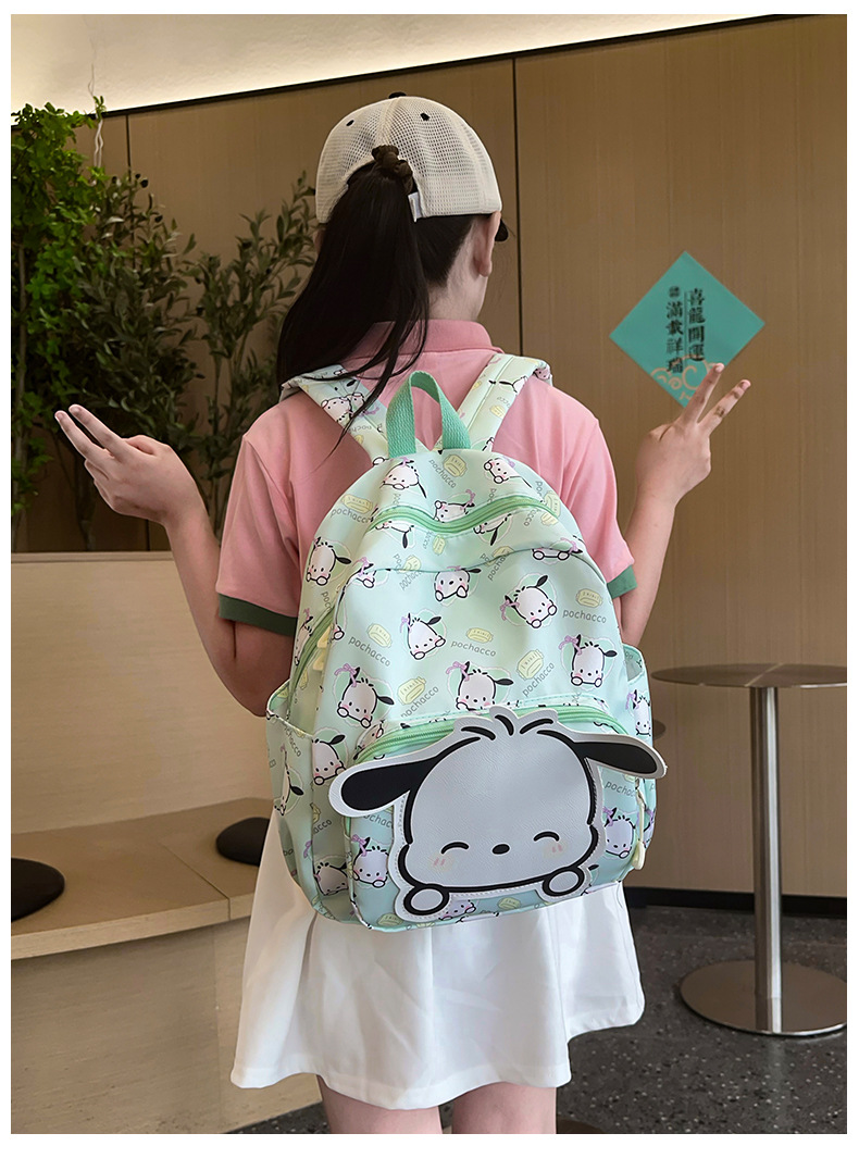 卡通幼儿园书包儿童宝宝小背包3-6岁school bag可爱库洛米双肩包详情17