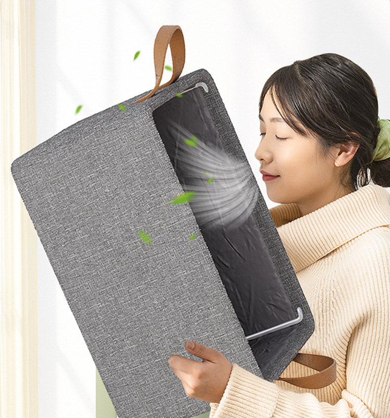 收纳分层卧室收纳柜布艺家用分格折叠裤子收纳盒收纳筐衣服收纳箱详情15