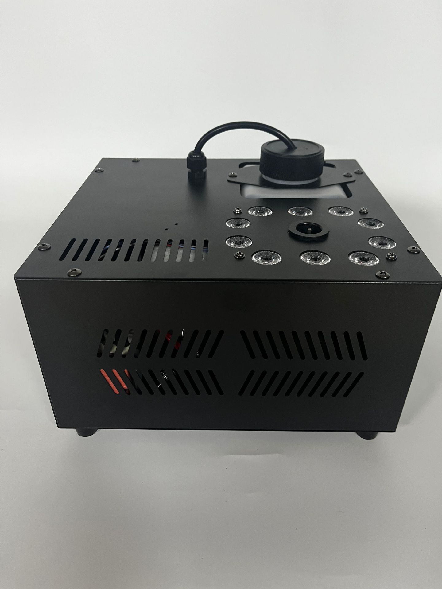 厂家直销LED1500w上喷汽柱烟雾机led气柱烟机24颗led七彩喷烟雾，酒吧夜店气氛活动渲染，大型婚庆活动营造氛围详情14