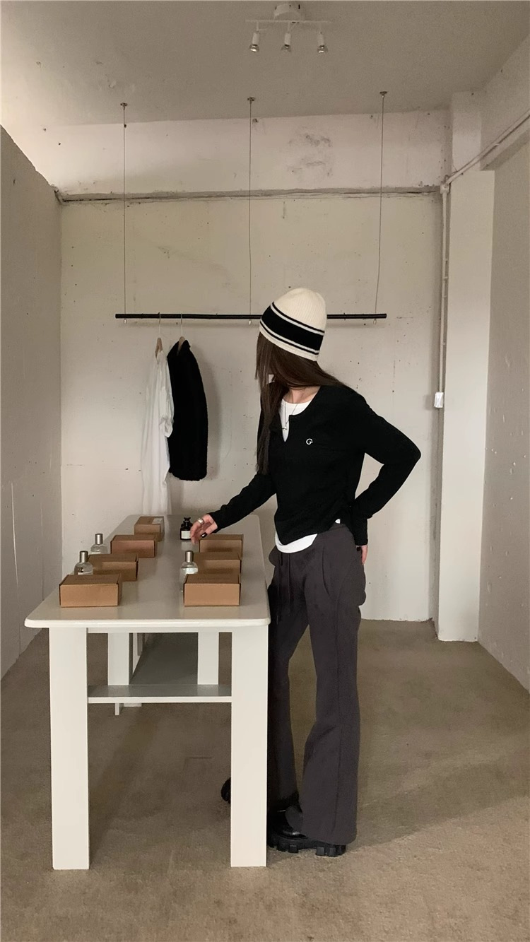 女士T恤假两件长袖T恤秋冬内搭修身显瘦打底上衣美式复古打底衫详情37