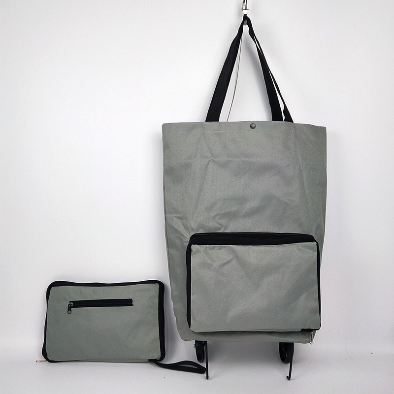 Wholesale towing bags, supermarket shopping carts, folding wheel bags, household hand-held portable towing carts, shopping bags pic 16