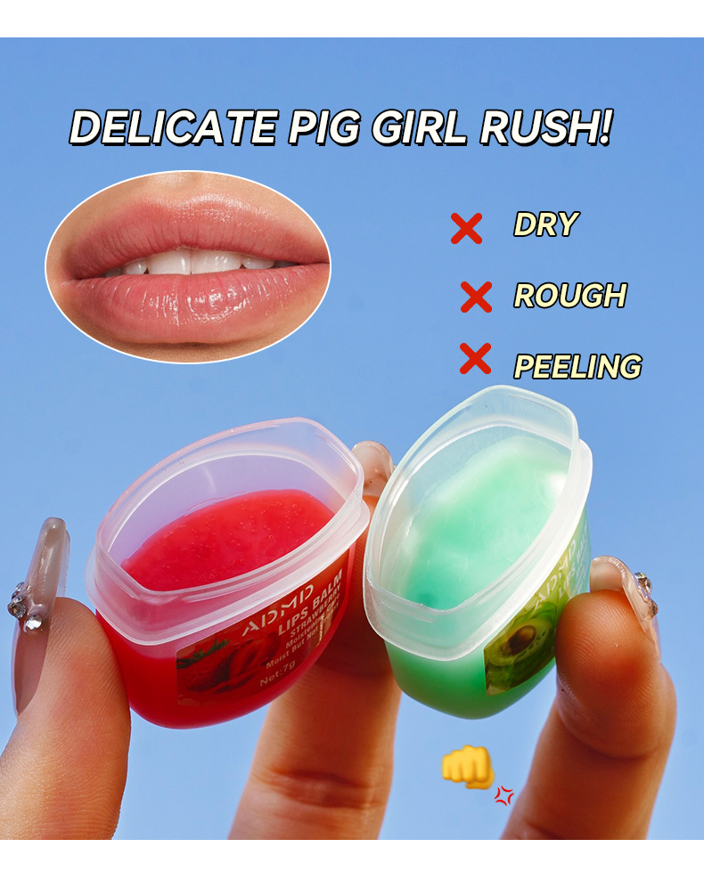 【 Cross-border Exclusive 】ADMD Lip Mask 4-piece Set Box Moisturizing, Hydrating and Exfoliating Fruit-flavored Lip Mask wholesale pic 18