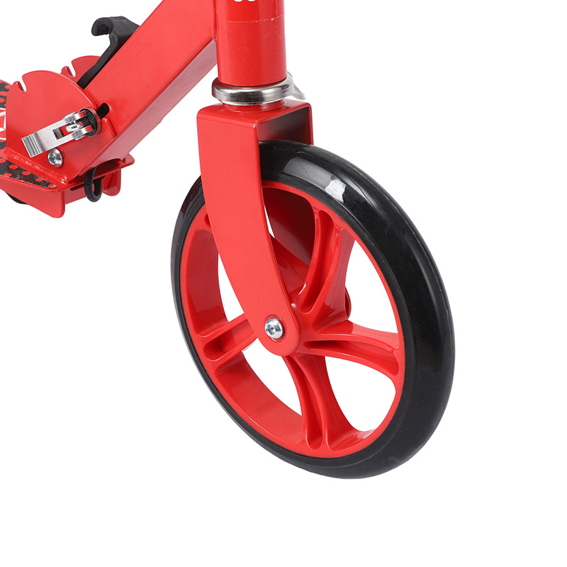 工厂200PU轮带手刹滑板车日常休闲滑板车上下班折叠成人代步滑板详情6