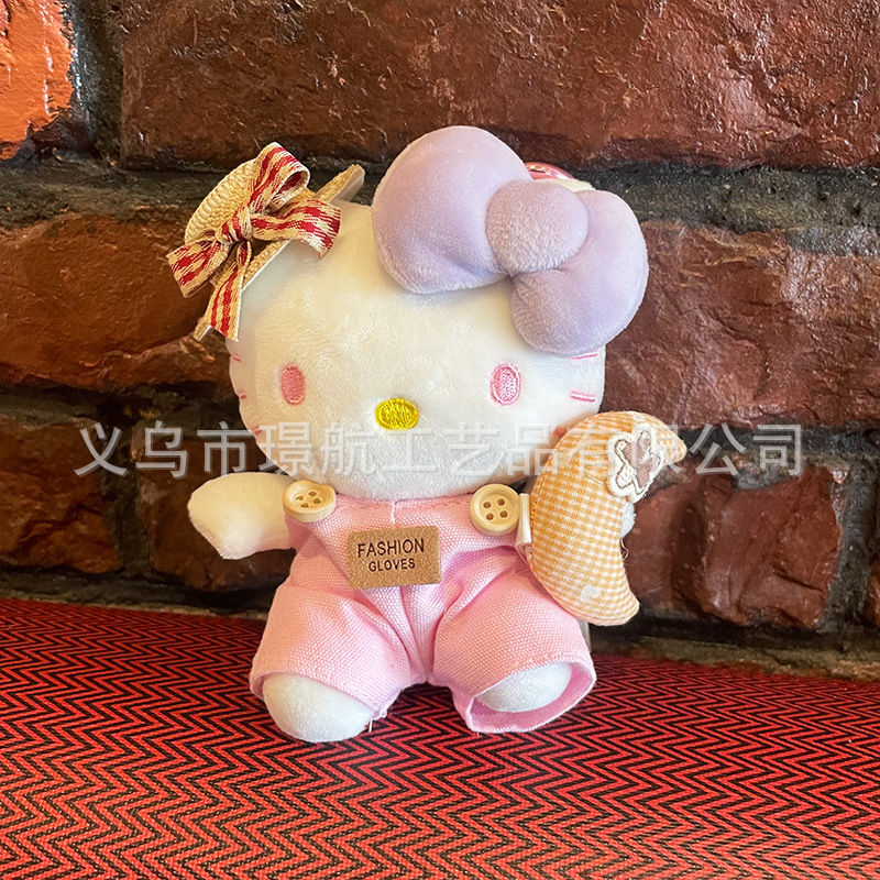 Cute hellokitty keychain pendant, kt cat plush doll, fashionable bag pendant, Kitty doll pic 7