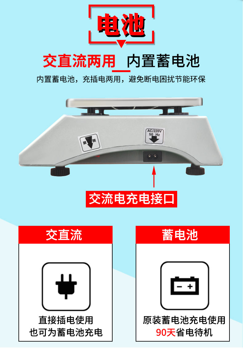 High-precision electronic scale 0.01g counting platform scale, weighing commercial pricing scale 15kg/0.1g industrial platform scale pic 9