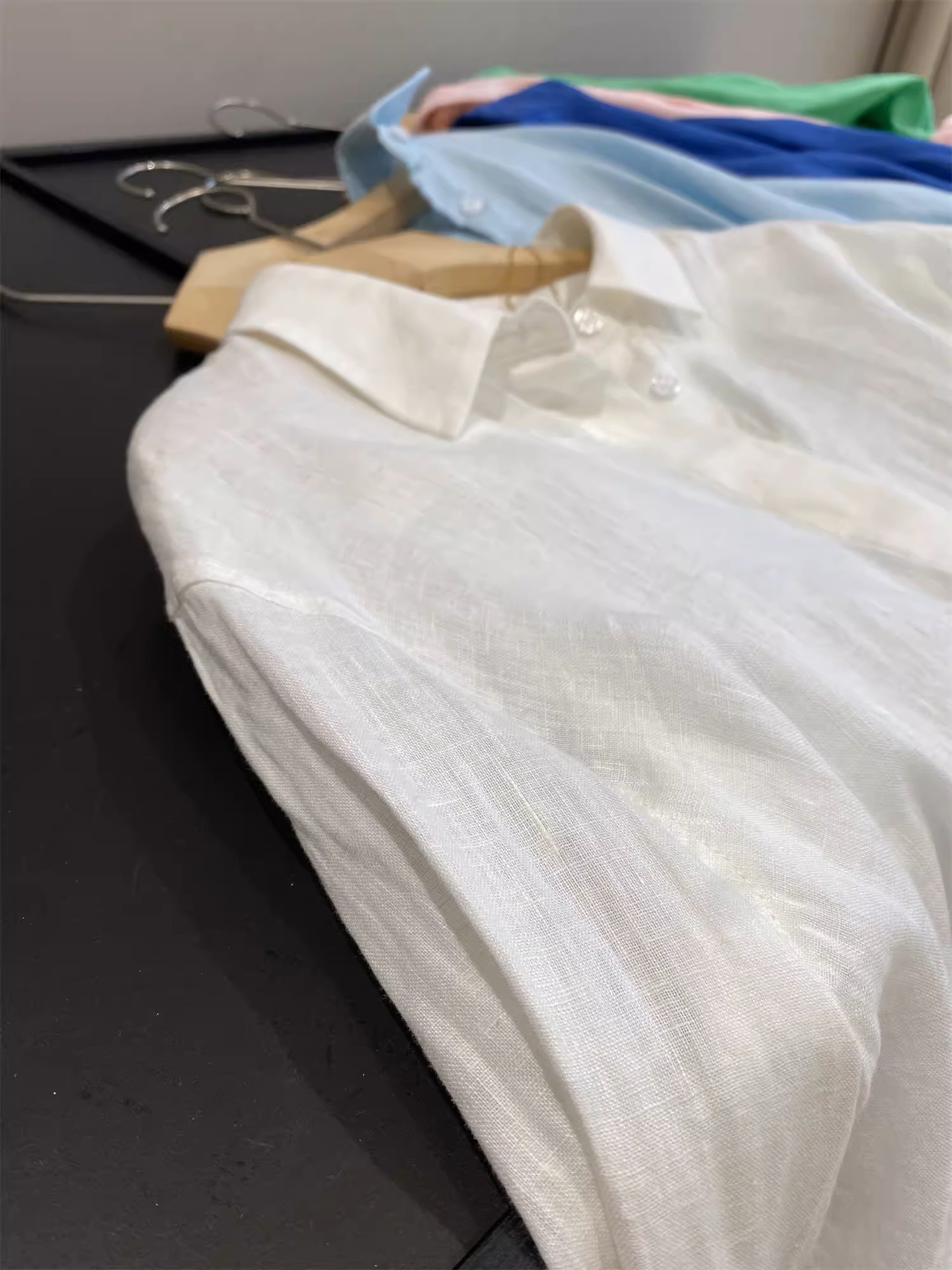 小禾木巨同款2996！100亚麻宽松透气松弛廓形休闲衬衫女春夏新款详情4