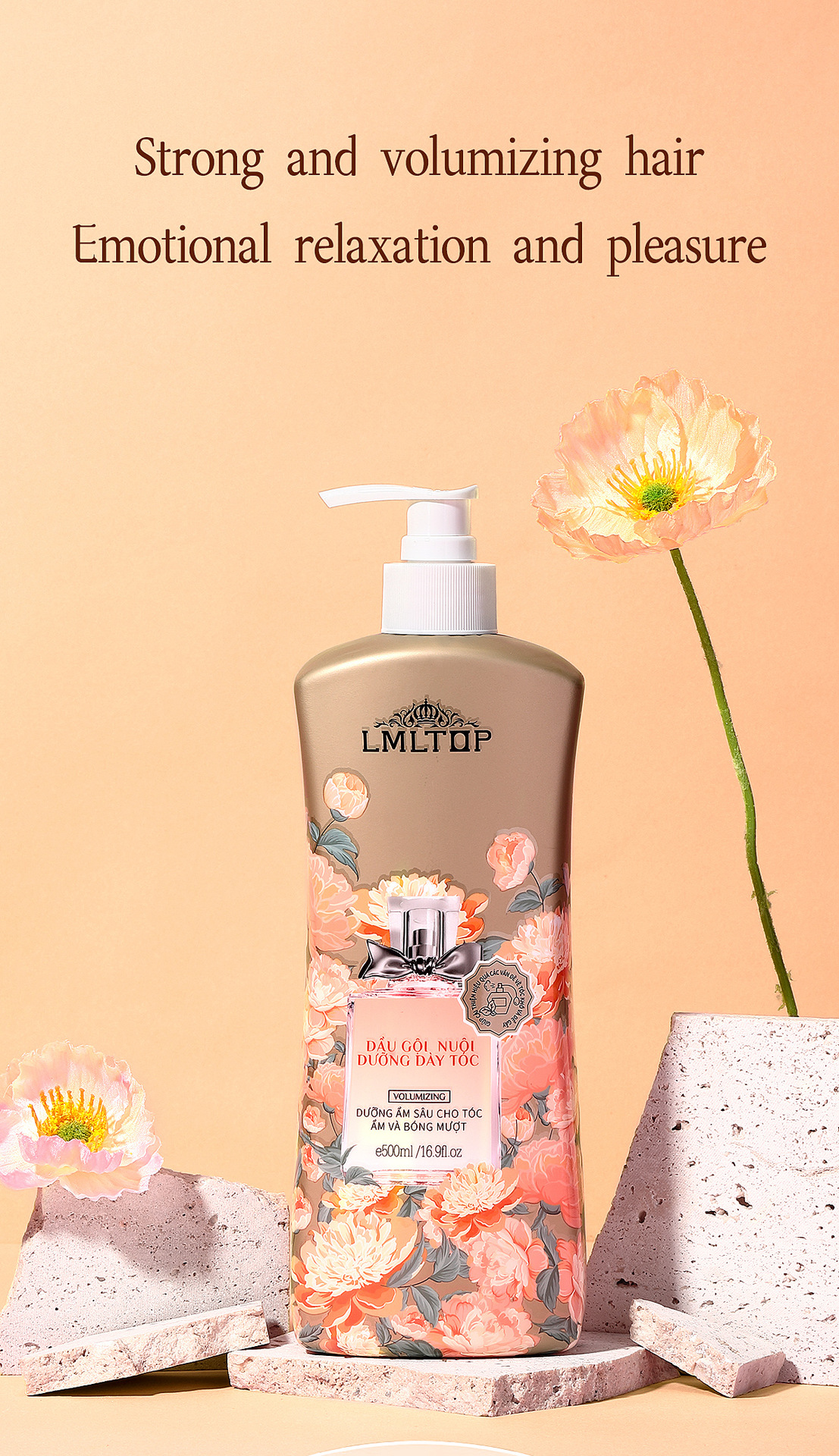 LMLTOP 丰盈蓬松香氛洗发露500ml 控油洗发水 跨境专供VN LML2117详情2