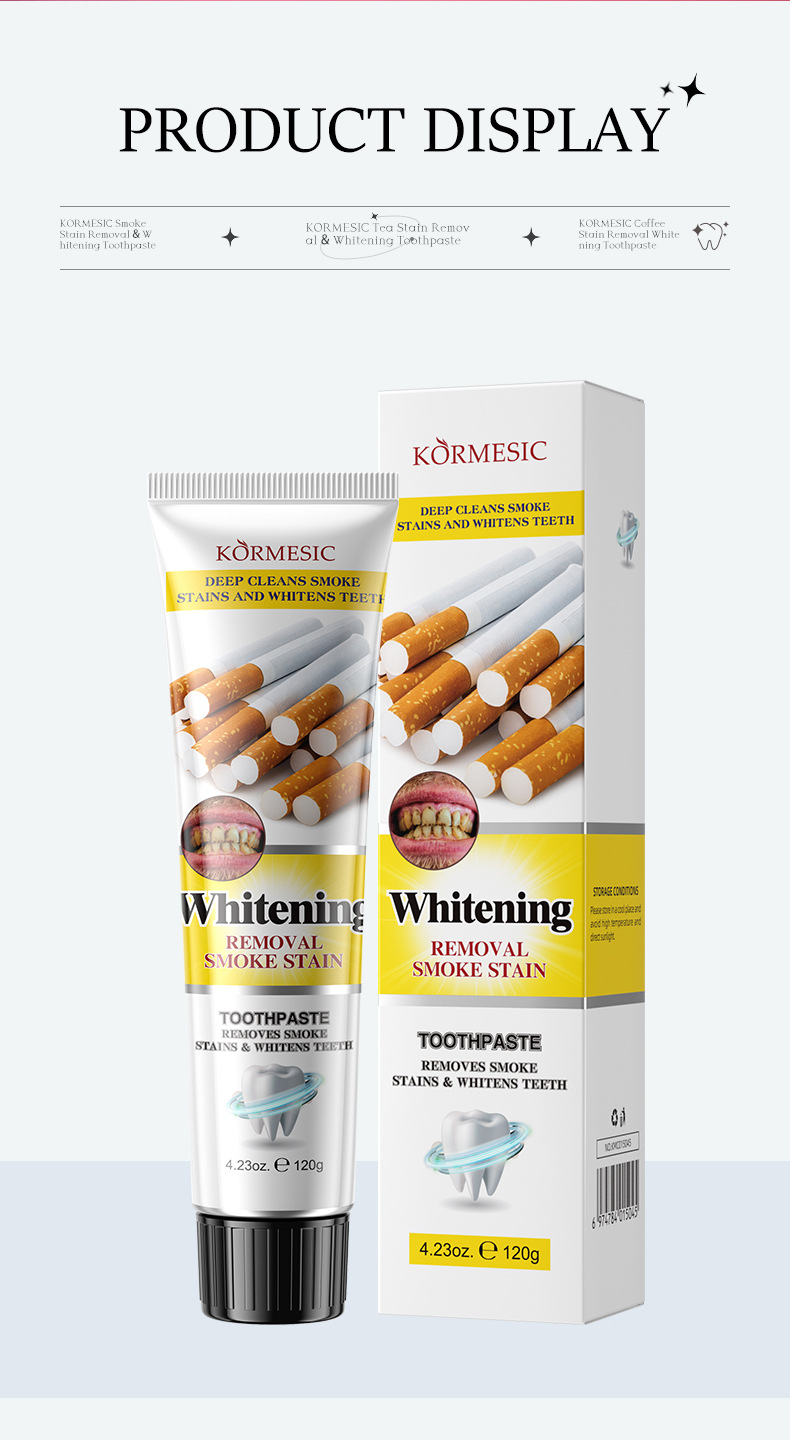 KORMESIC all-English oral care Teeth Clear Breath toothpaste toothpaste Oral cleansing pic 23