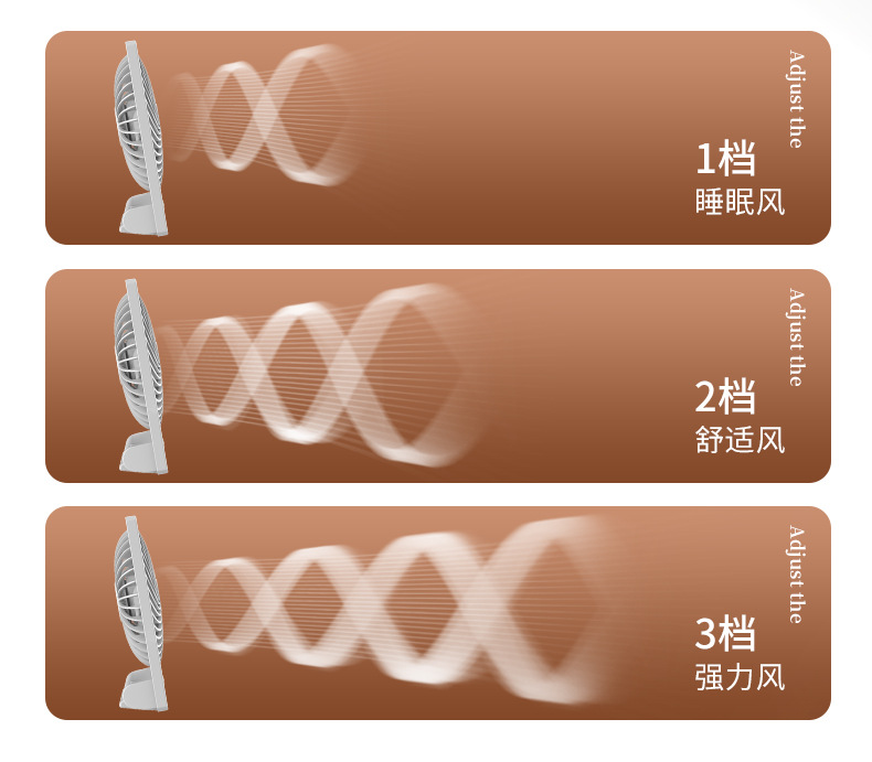 Cross-border usb small fan, household electric fan, rechargeable dormitory desktop fan, portable mini handheld fan pic 15