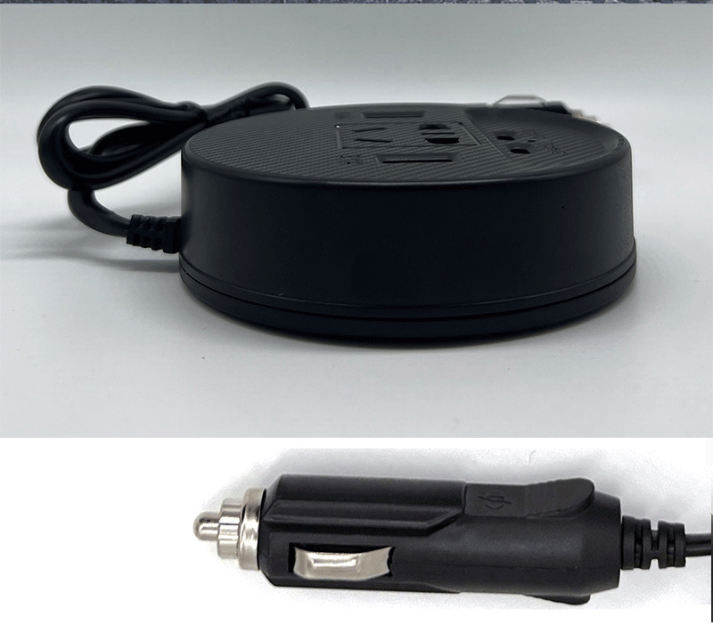 车载逆变器 大功率12v转220v通用汽车电源点烟器转换插头快充电器详情9