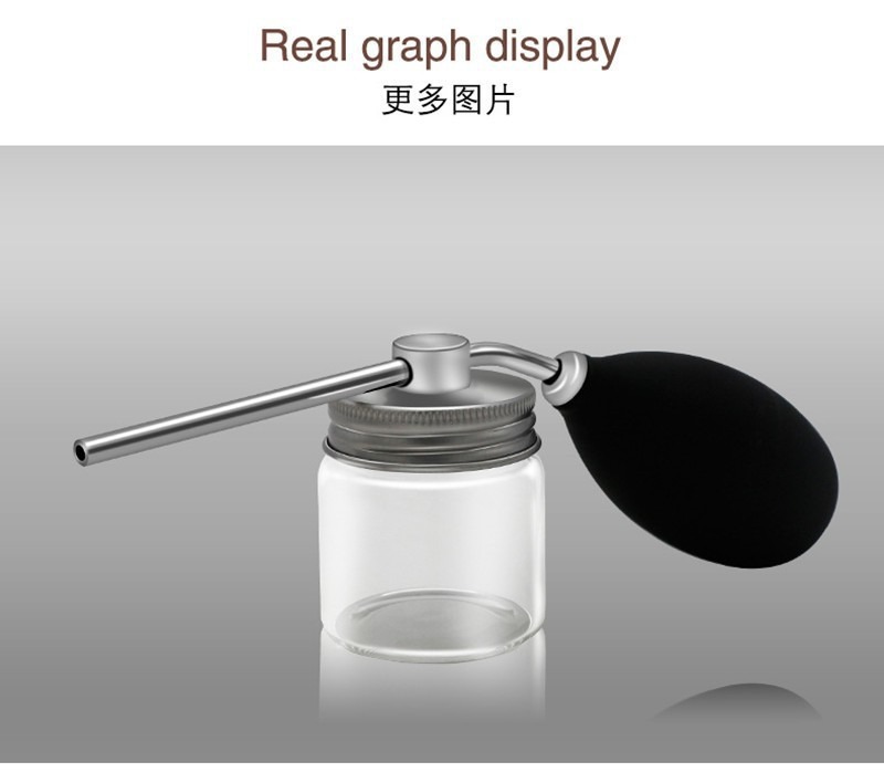 Hair powder sprayer, hairline thickening and hair growth fiberglass powder bottle, silicone airbag spray bottle, hair care tool pic 7
