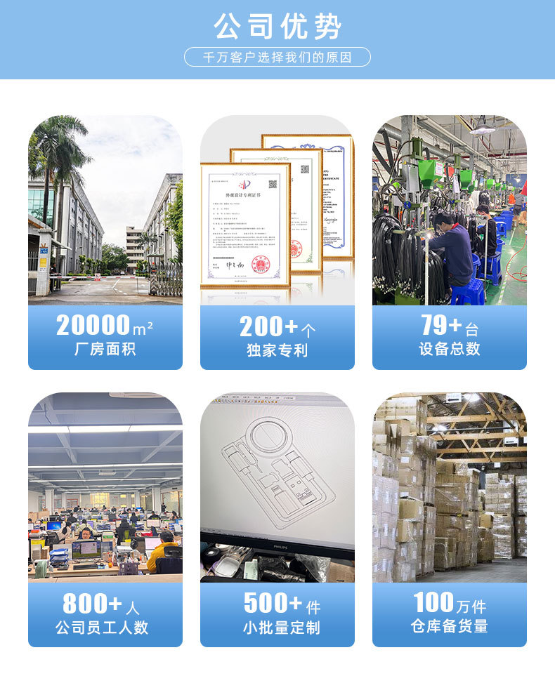 创意多功能伸缩数据线收纳盒60W快充手机充电线多头数码收纳盒详情13