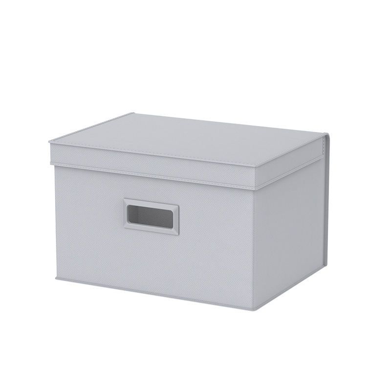 家用布艺大容量带盖收纳盒折叠衣物整理箱零食玩具收纳箱详情4