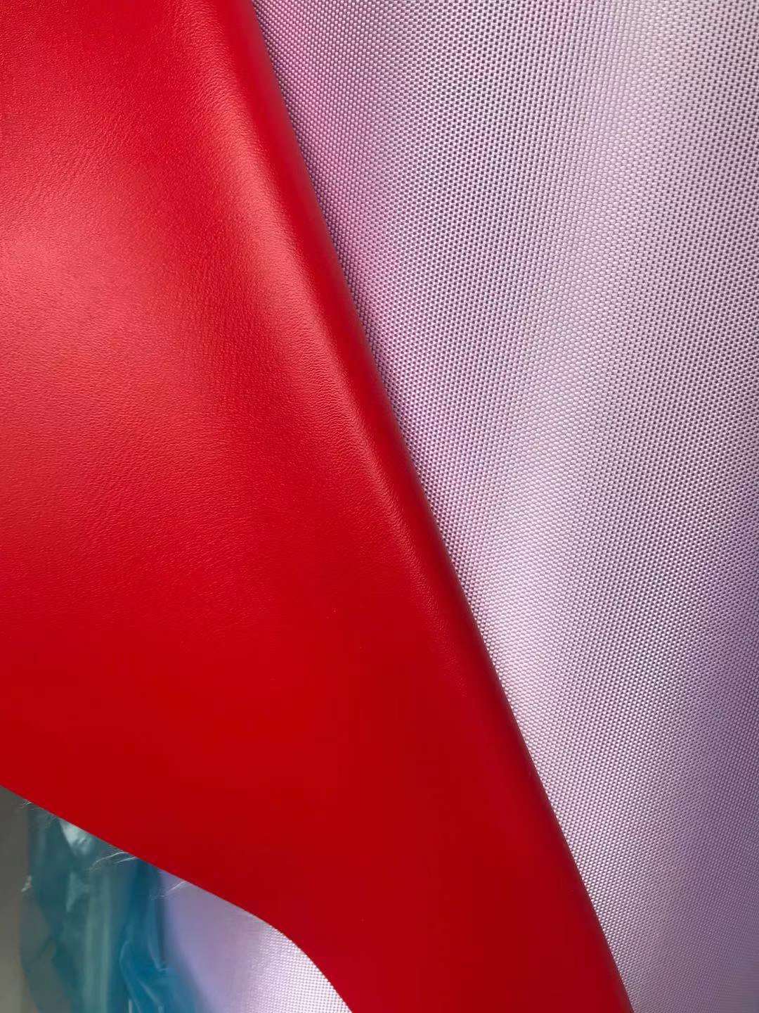 厂家0.8厚牛津底布沙袋革网箱包防水冰包速度球解压球大量现货纺织皮革人造革详情4