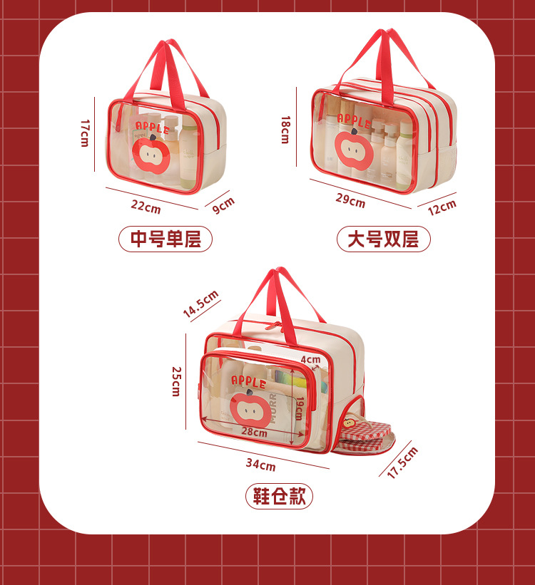 游泳收纳包防水大容量洗漱包干湿分离泳衣沙滩包鞋仓款运动健身袋详情3