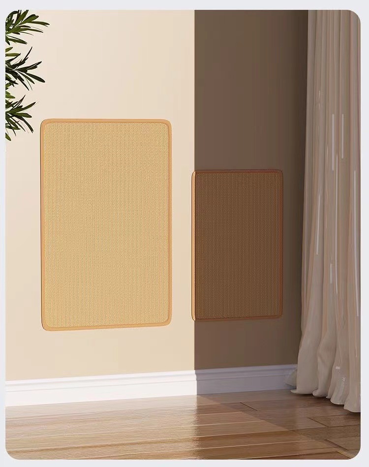 Sisal cat scratch board, cat scratch pad, non-shedding, vertical wall-mounted cat paw board, scratch-resistant and wear-resistant pet pad, pet supplies pic 9