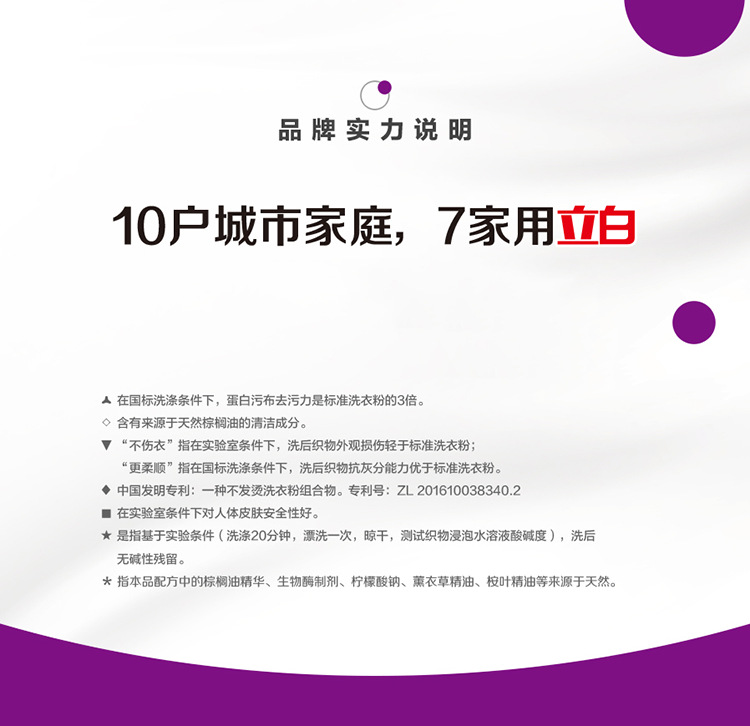 广州立白洗衣粉超洁洗衣粉900g商超同款批代发发正品立白洗衣粉详情12