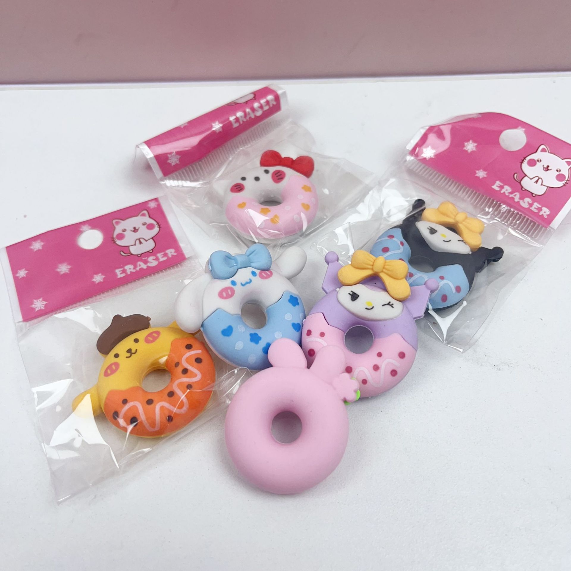甜甜圈橡皮擦创意可爱卡通造型幼儿园儿童学生小礼品奖励品文具详情6