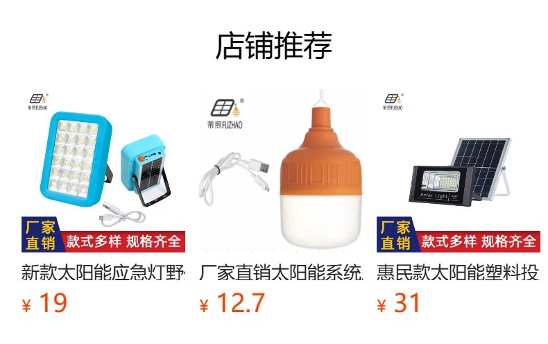 新款简约太阳能应急灯室内照明户外露营便携爆款厂家直销详情1