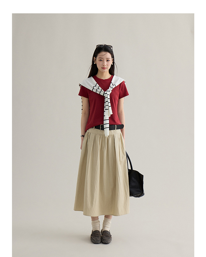 【 Blockbuster B: Super Comfortable Double-collar T-shirt with Upgraded Fabric 】 Spring short-sleeved T-shirt pic 71