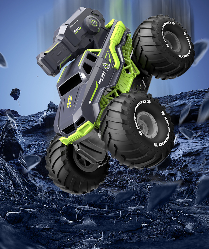 跨境两栖射水车儿童遥控玩具自动喷水互动攀爬越野车电动汽车详情16