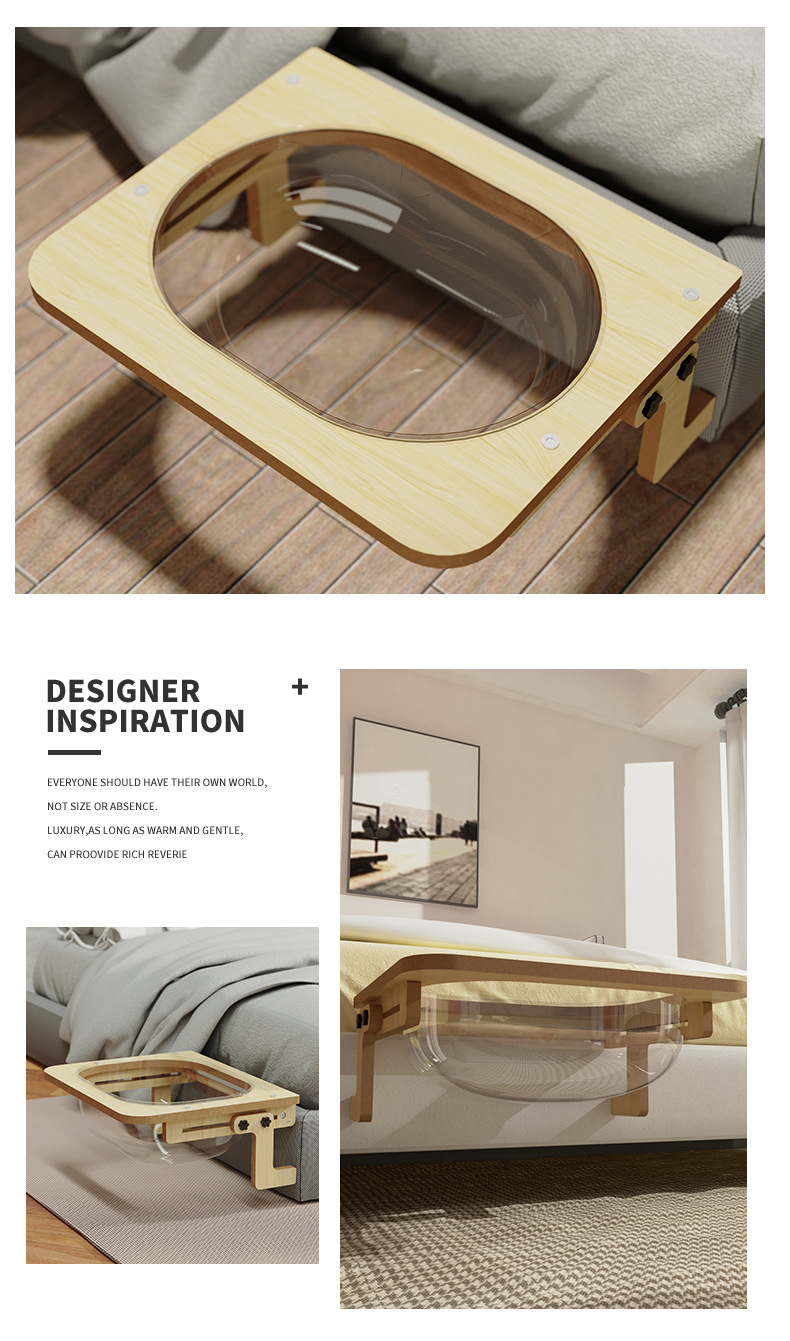 New large-sized space cabin cat bed, hammock, window sill, bedside hanging bed, four-season universal pet supplies, direct supply from the manufacturer pic 7