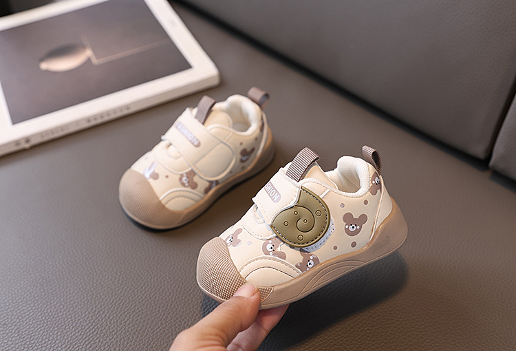 婴幼儿软底学步鞋秋冬男女宝宝透气运动鞋小童机能关键鞋一件代发详情4