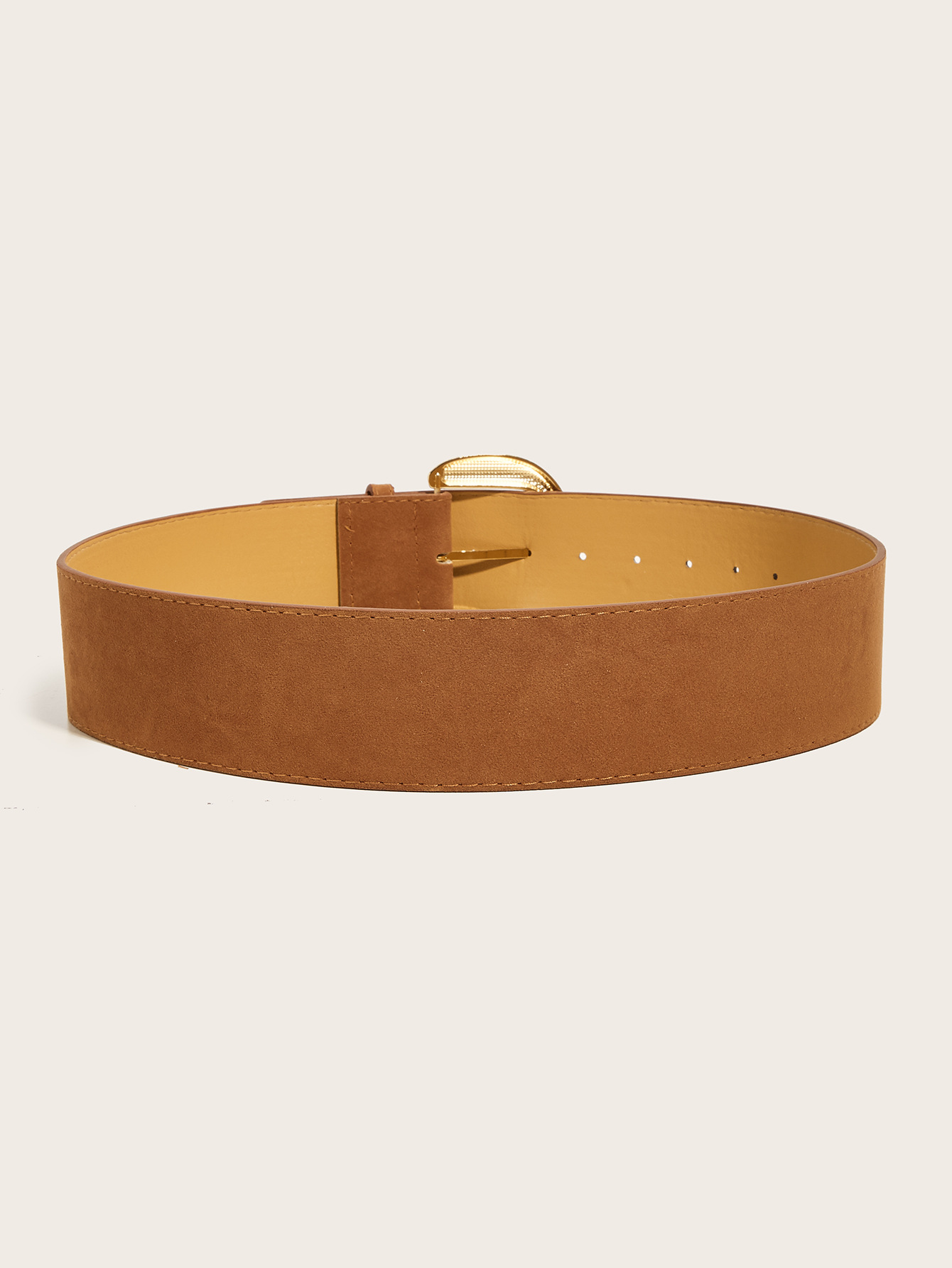 Retro Melade-style wide belt for women to slim the waist and look slimmer, paired with skirts for a stylish American hot girl style belt in stock pic 34