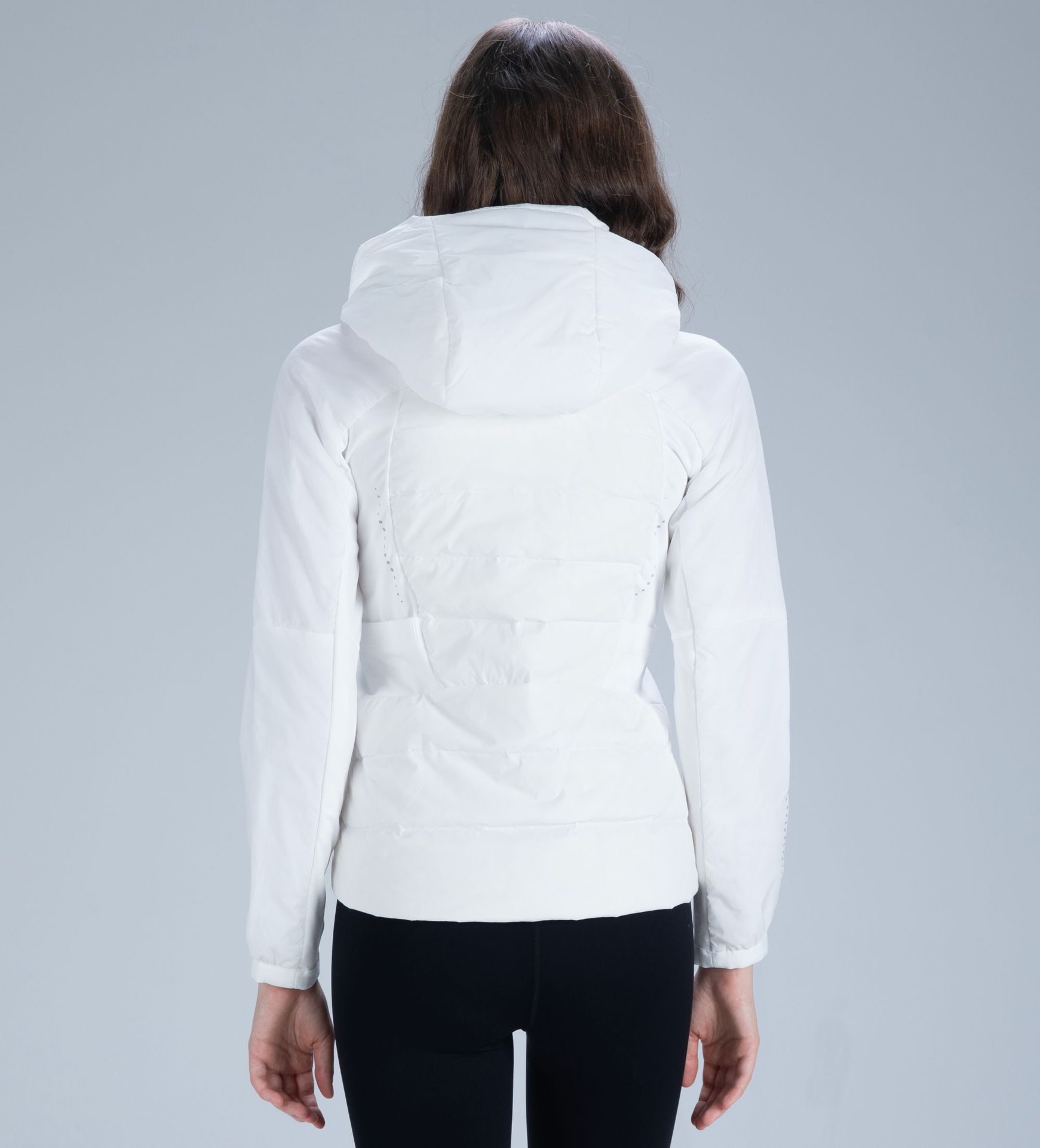 Winter down jacket, form-fitting hooded, running, outdoor warmth, winter sports, yoga wear, coat jacket for women pic 19
