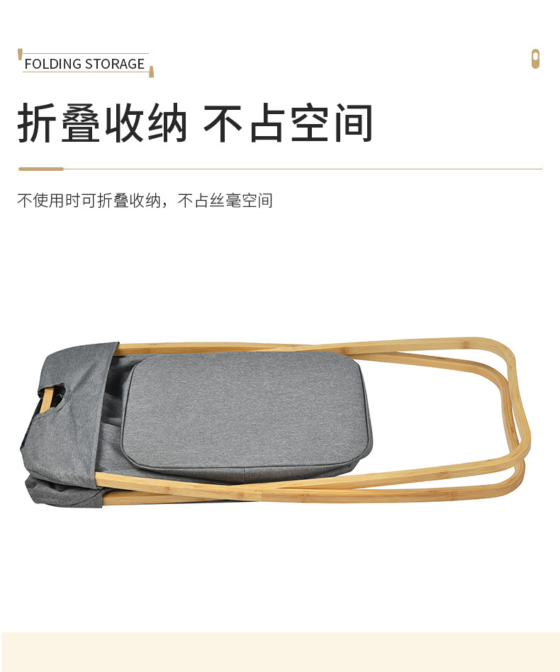 阳离子X型脏衣篓牛津布带盖折叠脏衣篮北欧家居日用收纳筐批发详情7