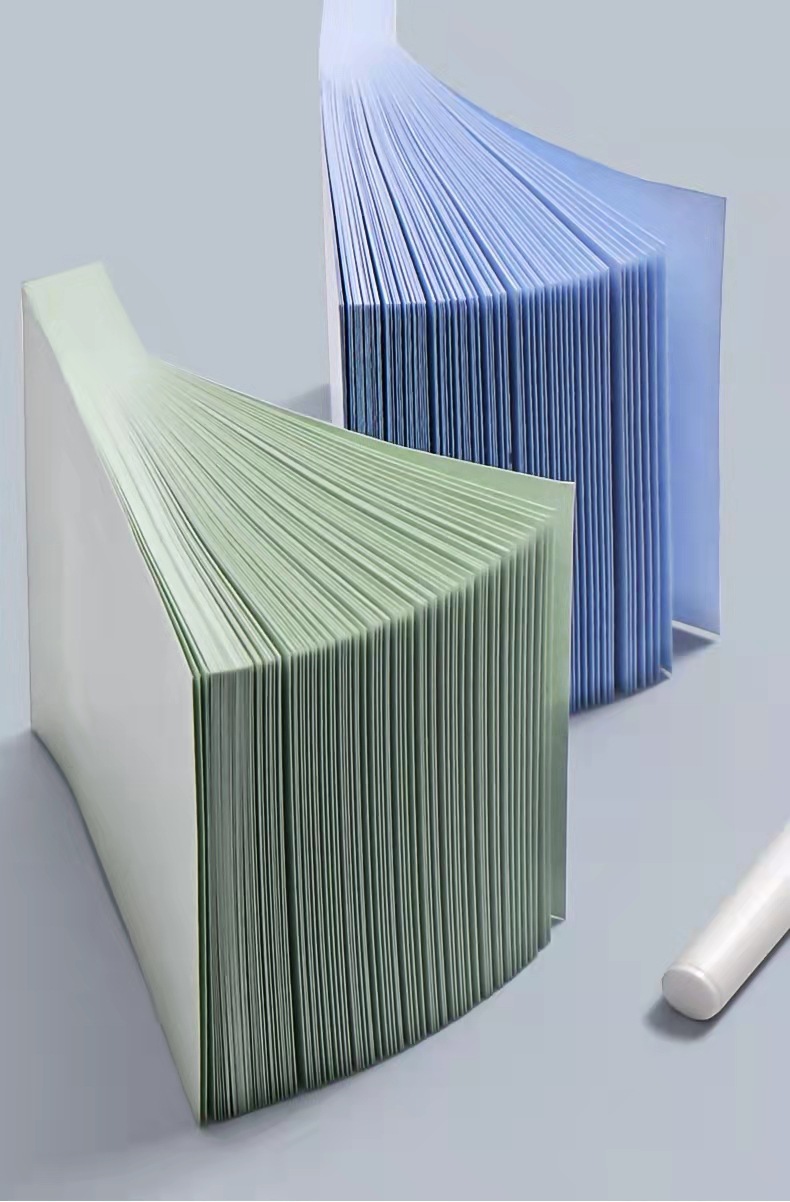 100 pieces of simple Morandi color self-adhesive sticky notes, office stationery, student message and note-taking sticky notes pic 5