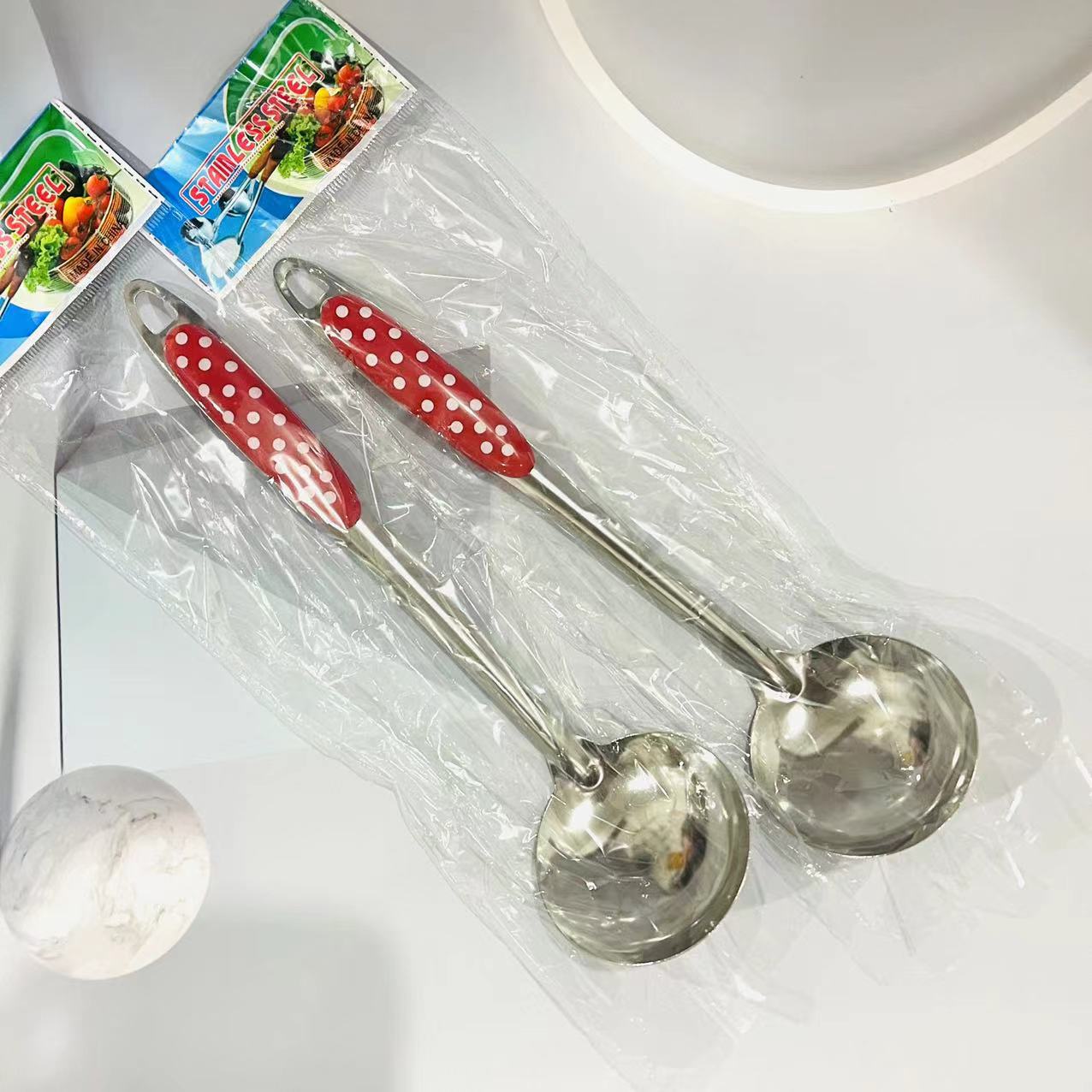 【 Zone 2-12 】 Starry Sky Soup Spoon 10/ bundle 1500/ piece Starry Sky Soup Spoon, spoon, household hot pot spoon, long handle for holding soup, drinking soup, restaurant kitchen meal, 1 yuan supply pic 4