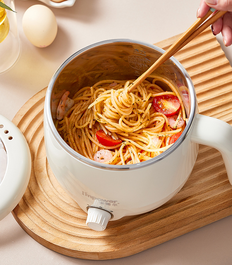 安博尔家用电煮锅不锈钢内胆蒸煮一体锅宿舍小型泡面锅一人食火锅详情19