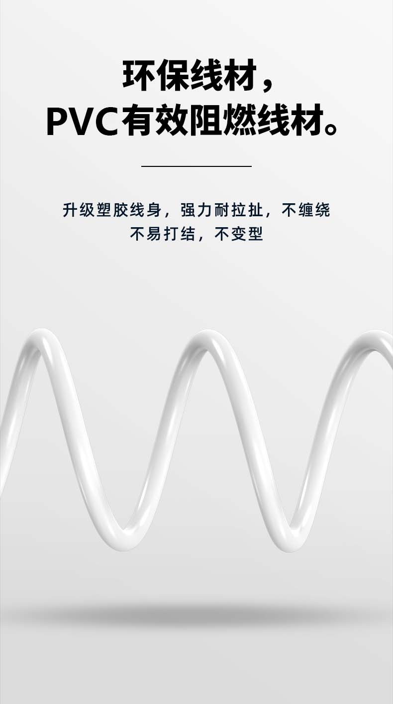 6A安卓快充数据线适用V8梯形插口手机MicroUSB充电线100W充电器线详情13