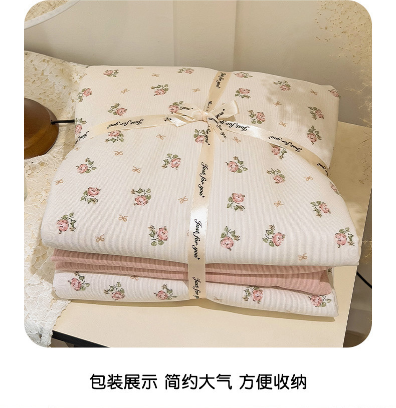 2025 New best-selling knitted cotton double-layer yarn A Class baby and mother grade four-piece set, one-piece consignment, three-piece set gift pic 18