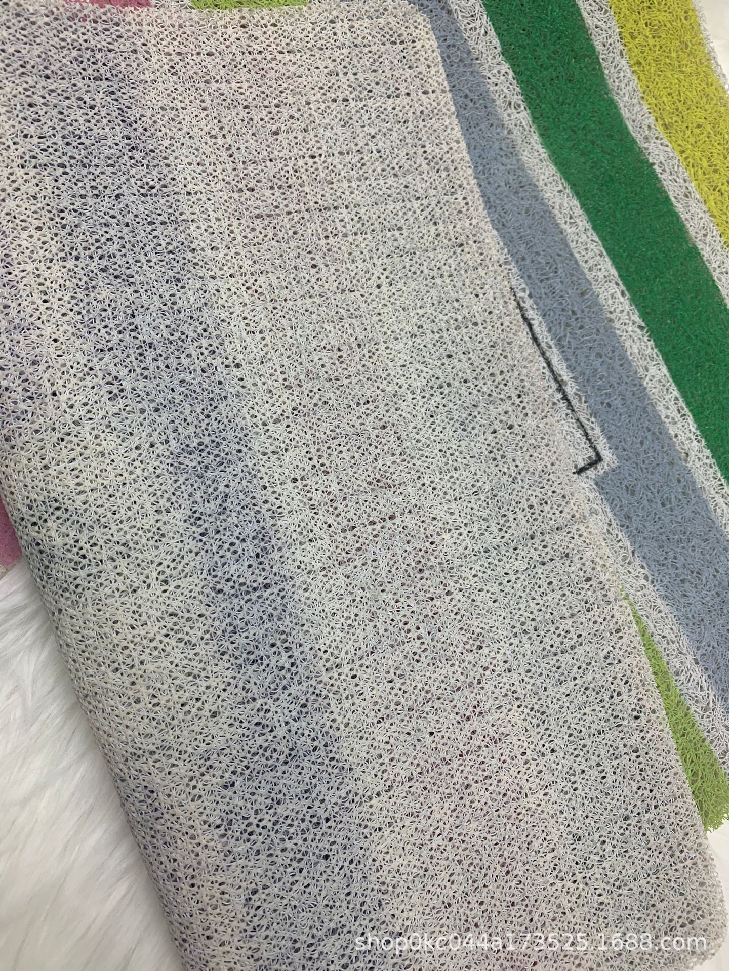 Wholesale of bathroom anti-slip MATS, carpets, water-absorbing PVC printed color strips, household floor MATS and pvc floor MATS in stock for foreign trade pic 1