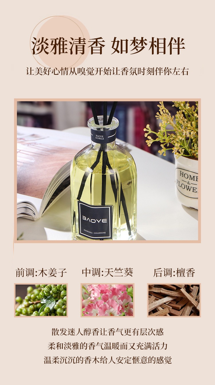 Baoye brand red wine, noble Italian household flameless fragrance, long-lasting hotel Maserati aromatherapy souvenir pic 10