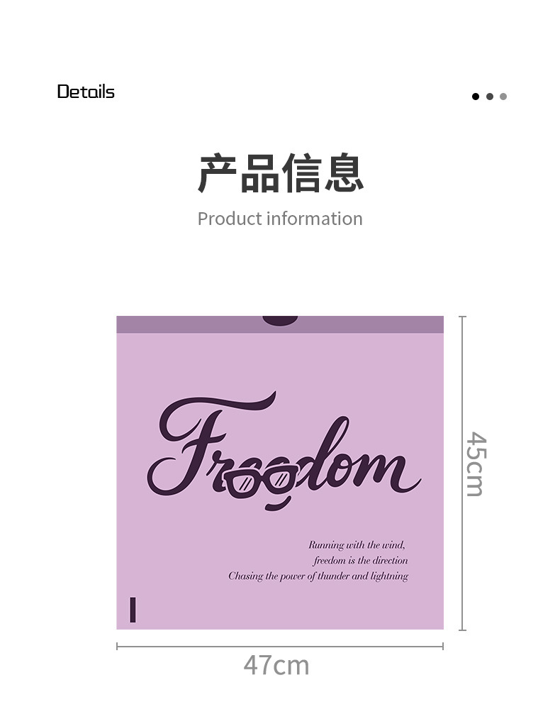 Tear-free drawstring medium-sized bedroom large roll household office kitchen garbage bag thickened and enlarged, strong and durable pic 13