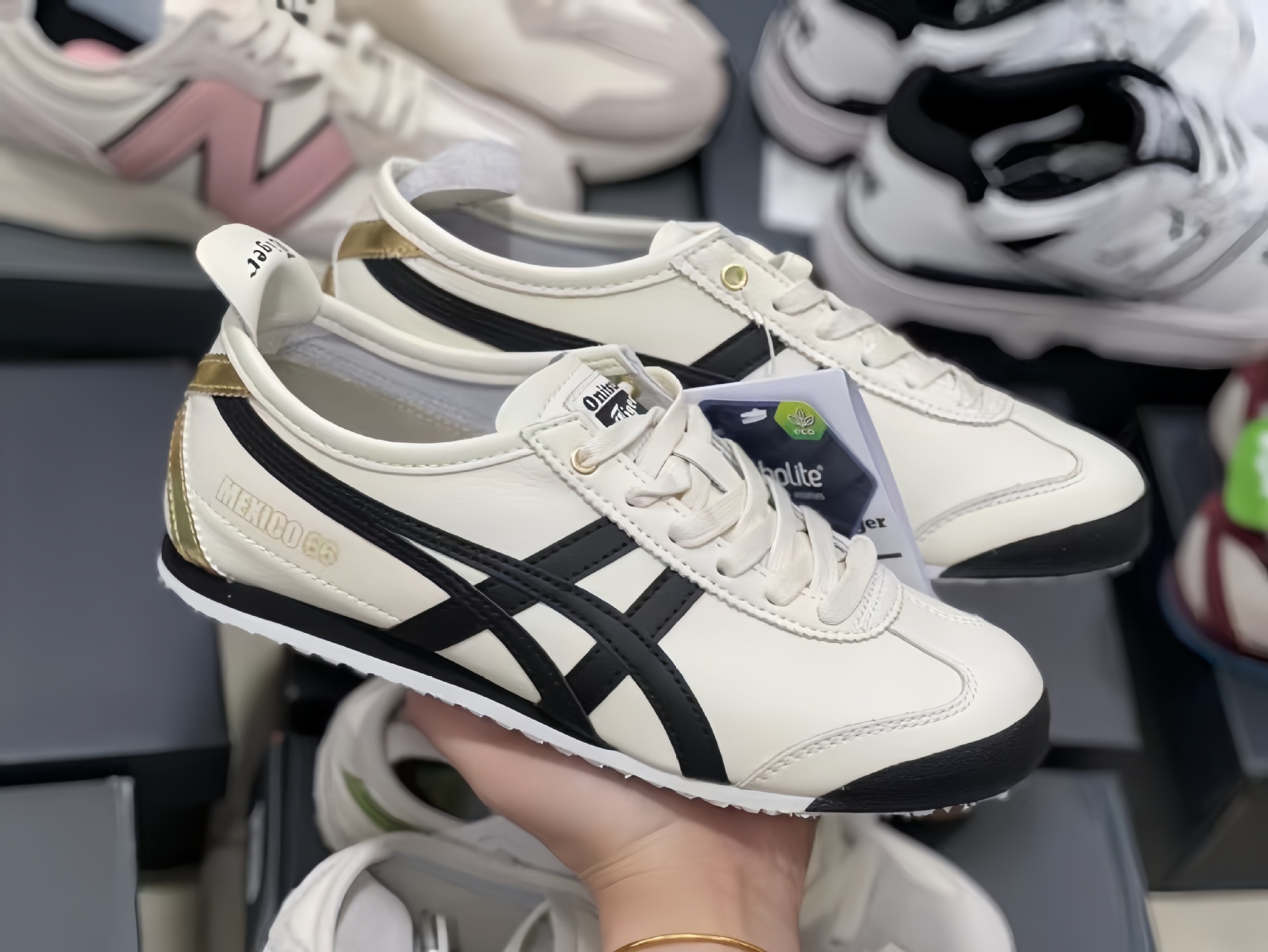 莆田鞋鬼冢虎亚瑟一脚蹬女鞋懒人德迅鞋tiger男鞋情侣运动鞋 纯原详情6