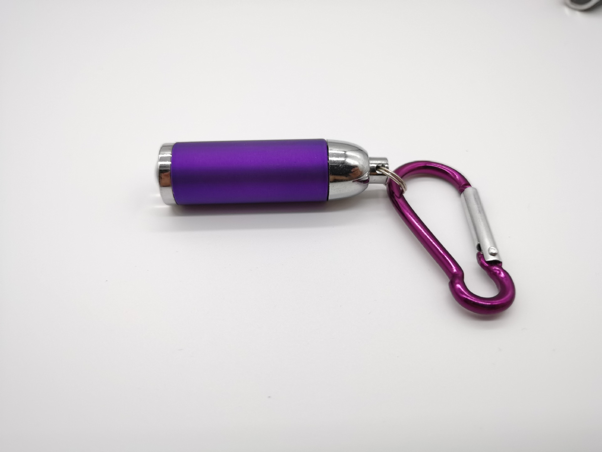 Mini telescopic zoom flashlight, led keychain, outdoor small flashlight, LOGO printable, mountain climbing buckle, key light pic 22