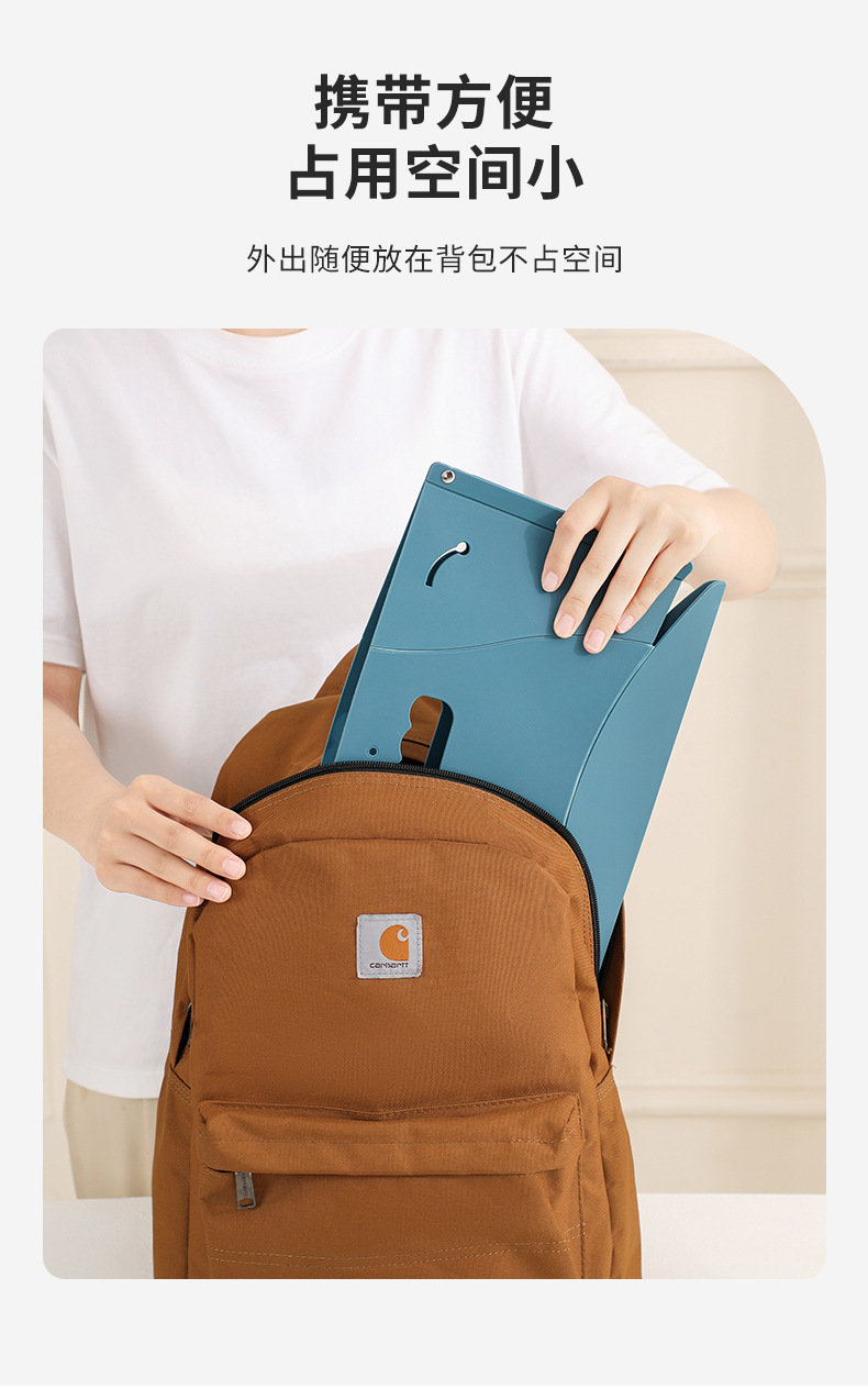 卡片折叠凳子 户外野营钓鱼多功能便携手提篮 折叠凳便携塑料凳子详情5