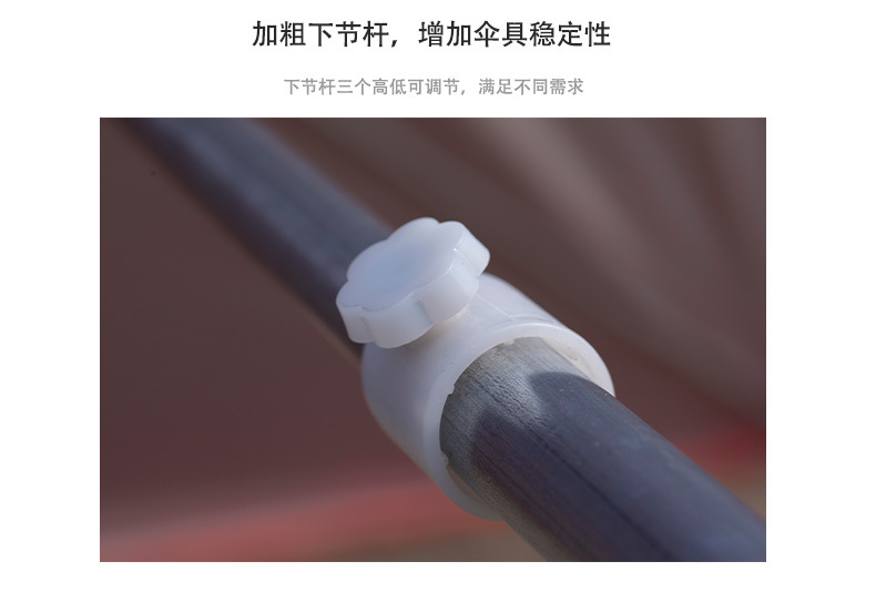 遮阳伞太阳伞大型户外摆摊伞雨棚防晒长方形四方大雨伞折叠庭院伞详情9