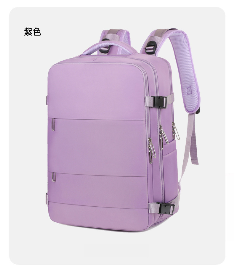 跨境高级感双肩背包干湿多功能防水大容量背包商务休闲电脑双肩包详情25