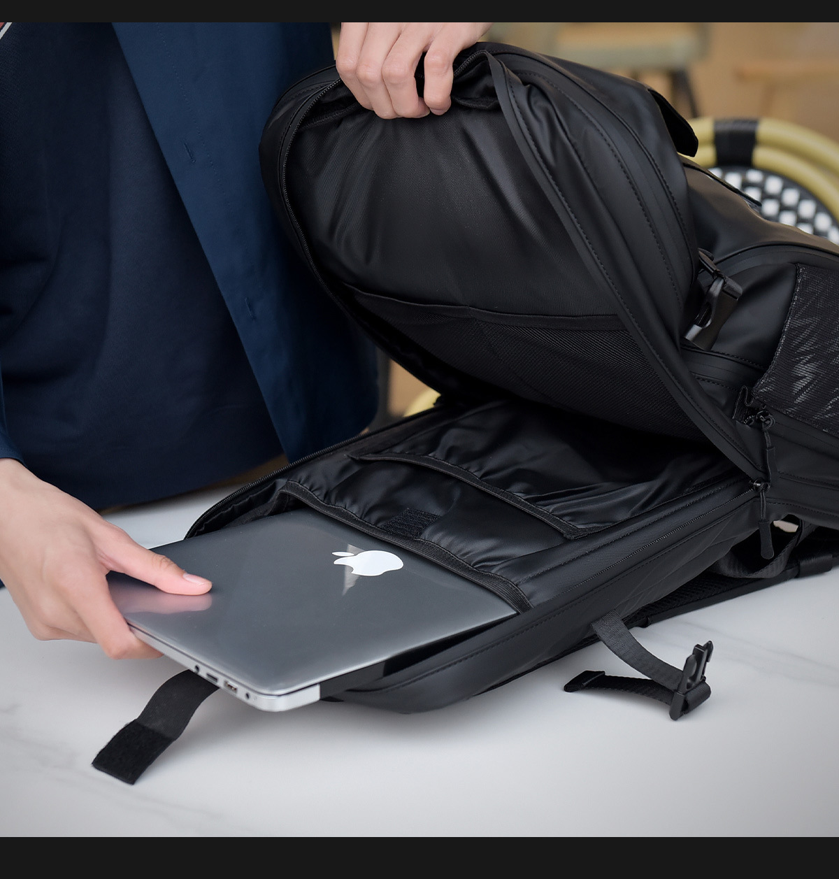 New cross-border travel backpack for men, large-capacity computer bag, multi-functional cycling backpack, waterproof pic 10