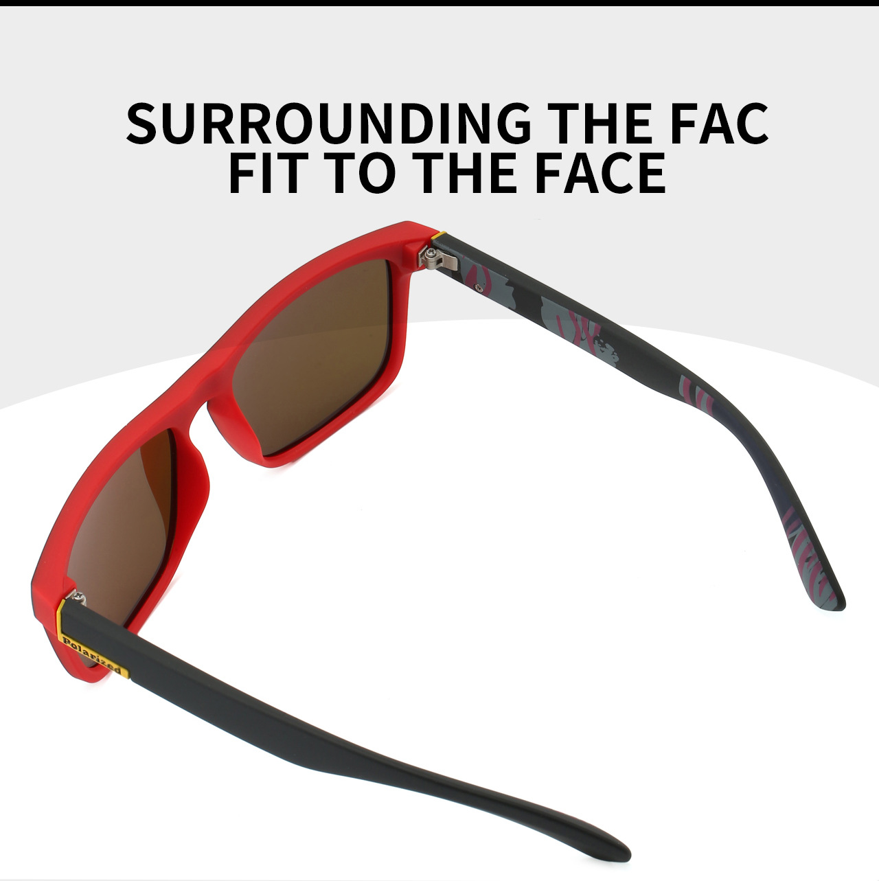 跨境欧美户外骑行太阳镜D731男士偏光彩虹色复古运动墨镜太阳眼镜详情4