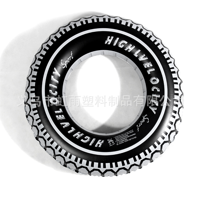 虹雨新款儿童轮胎游泳圈批发条纹可爱卡通腋下圈加厚充气泳圈详情7