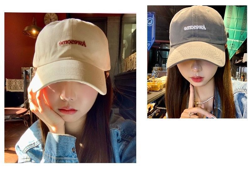 品牌【森多娜】休闲帽 通勤款 新款ins粉色棒球帽子女春夏天韩版时尚百搭字母学生鸭舌帽批发详情27